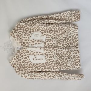 Girls GAP Sherpa Lined Logo Hoodie Size L (10)